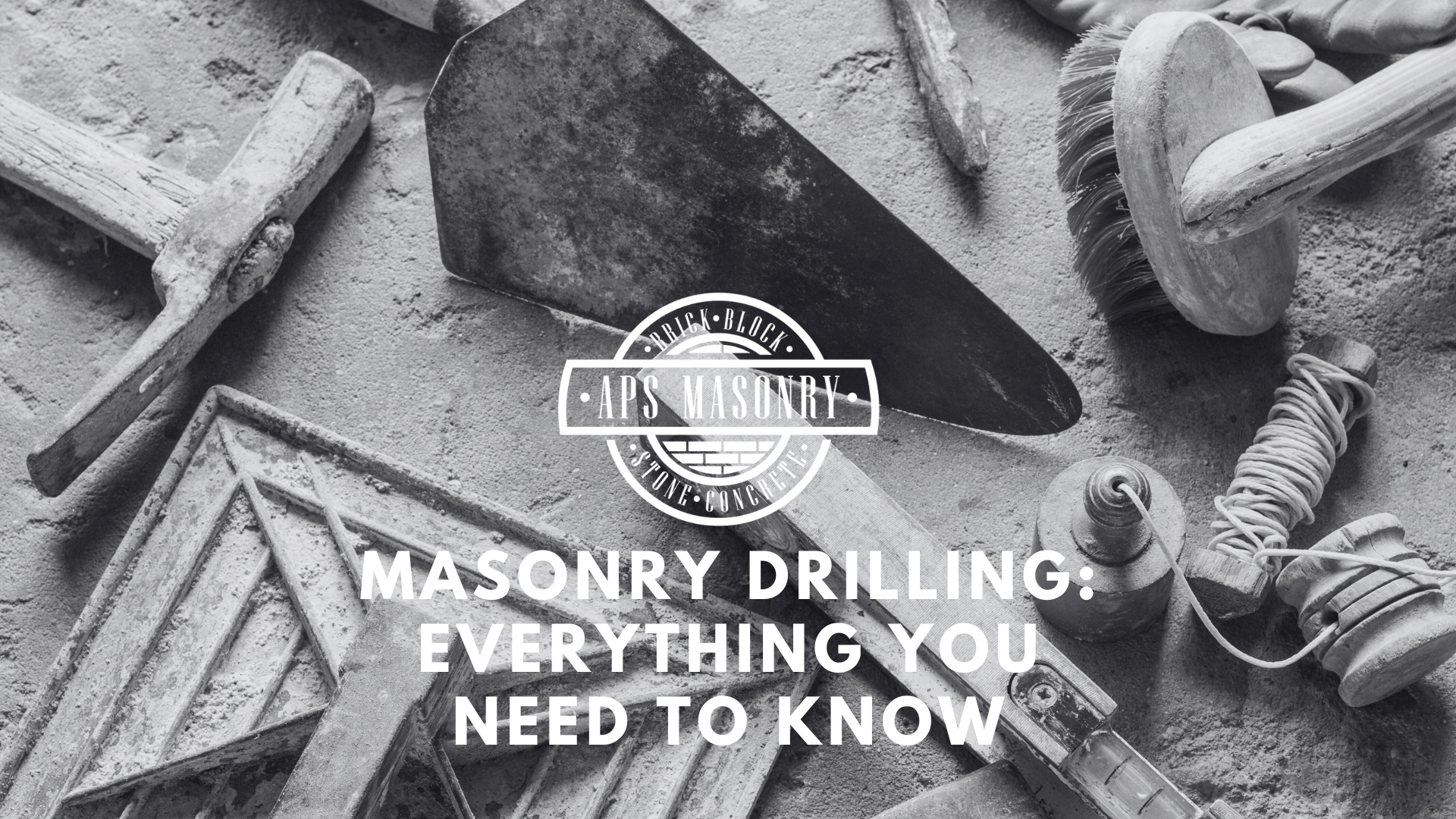 Masonry Drilling Tips: Tools & Techniques